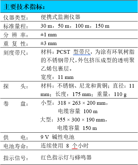 电测水位计,便携式水位计,钻孔水位计,高精度水位计